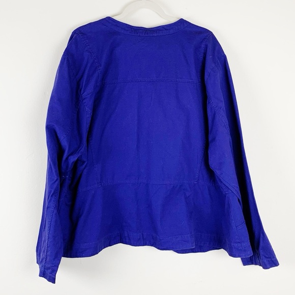 Torrid Military Style Jacket Size 4 Royal Blue NWT - Picture 3 of 7